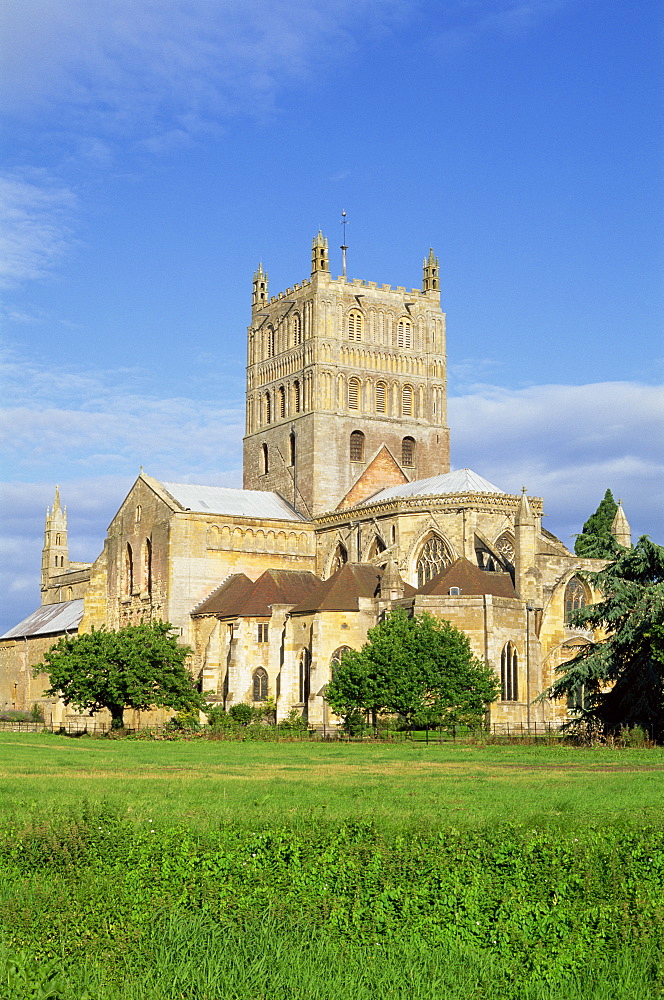 Tewkesbury Abbey, Tewkesbury, Gloucestershire, England, United Kingdom, Europe