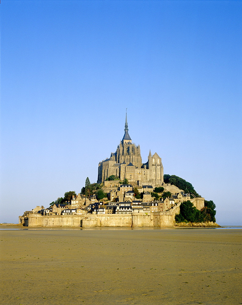 Mont-St.-Michel (Abbaye de Mont-St.-Michel), UNESCO World Heritage Site, Mont-St.-Michel, Normandy, France, Europe