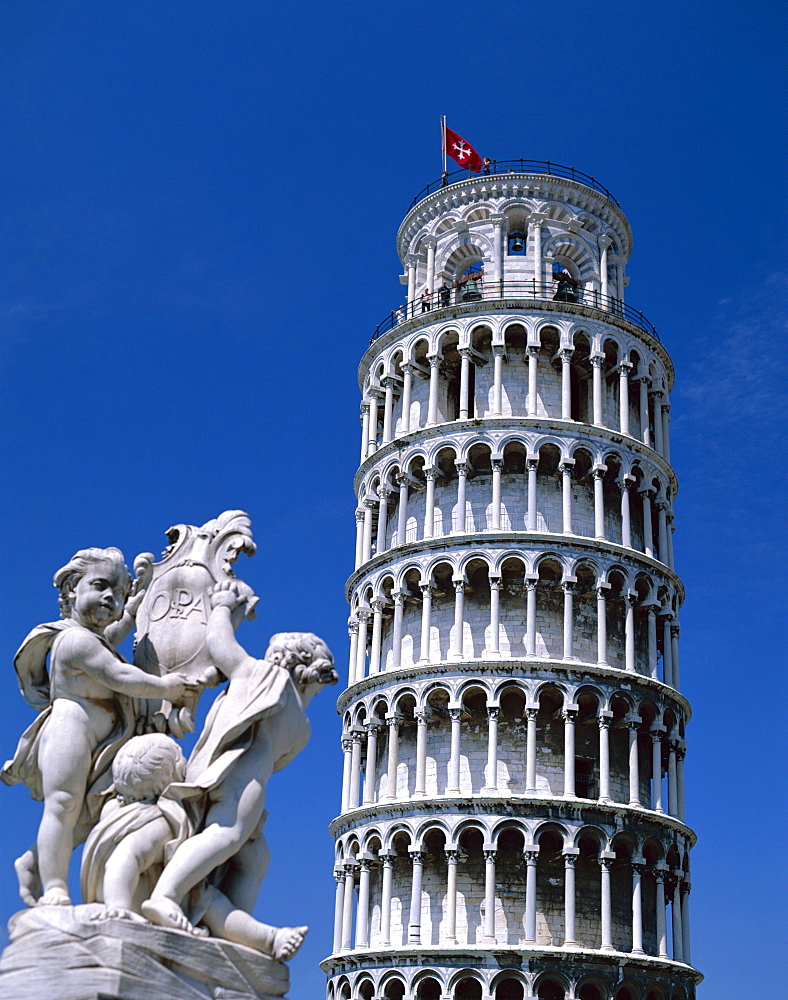 Leaning Tower (Torre Pendente), UNESCO World Heritage Site, Pisa, Tuscany (Toscana), Italy, Europe