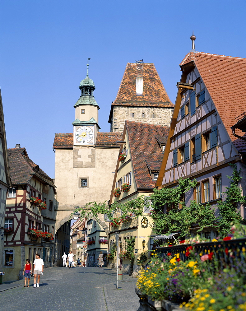 Rothenburg ob der Tauber, Bavaria, Romantic Road (Romantische Strasse), Germany, Europe