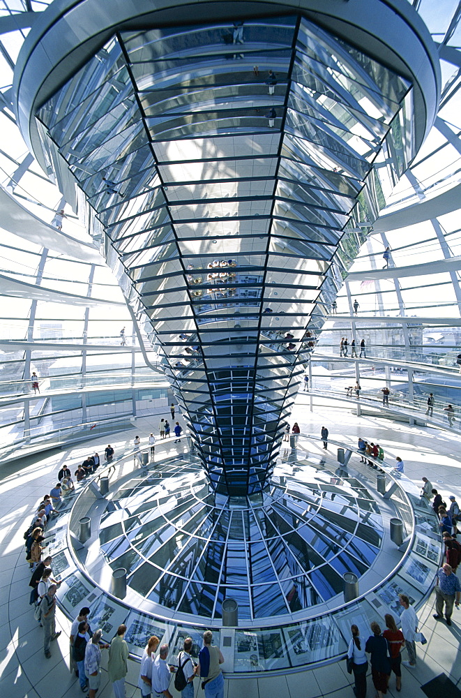 The Dome, Reichstag (Parliament Building), Berlin, Germany, Europe