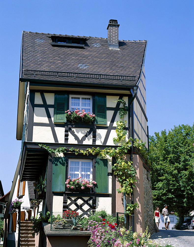 Timbered house, Gegenbach, Black Forest (Schwarzwald), Baden-Wurttemberg, Germany, Europe