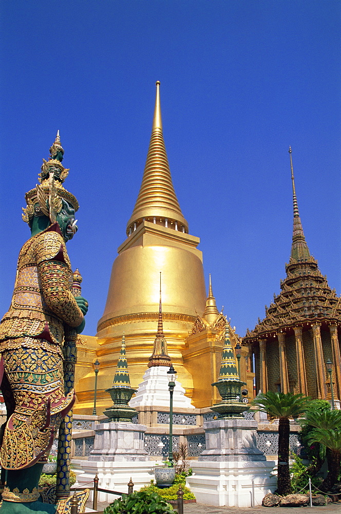 Wat Phra Kaew, Grand Palace, Bangkok, Thailand, Southeast Asia, Asia