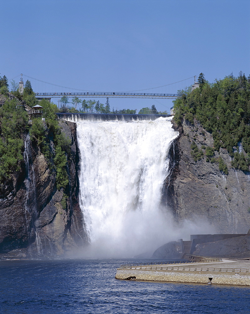 Montmorency Falls, Montmorency Falls Park, near Quebec City, Quebec, Canada, North America