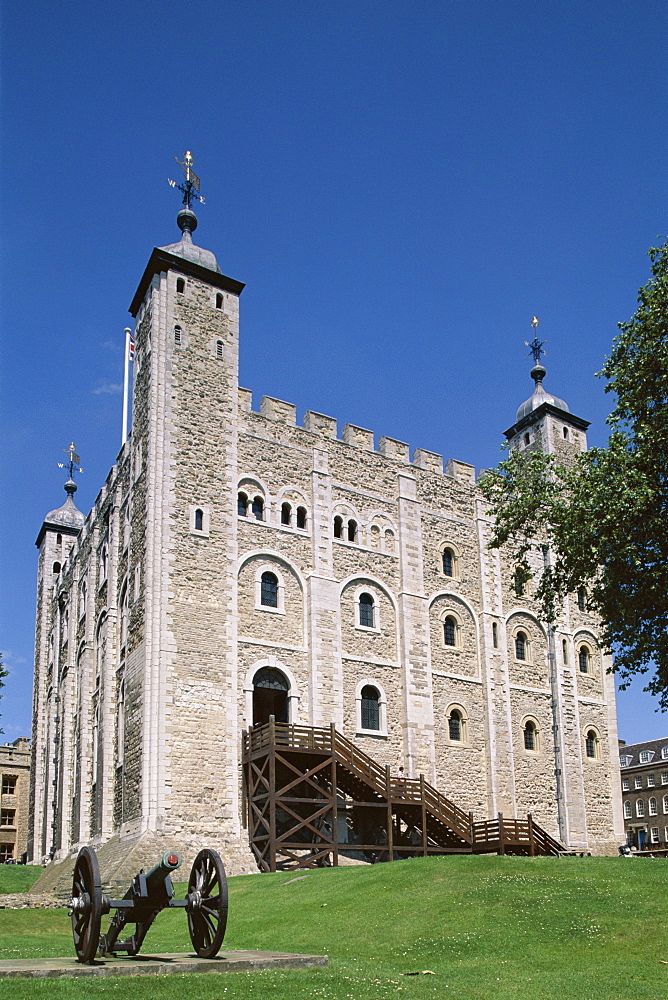 The White Tower, Tower of London, UNESCO World Heritage Site, London, England, United Kingdom, Europe