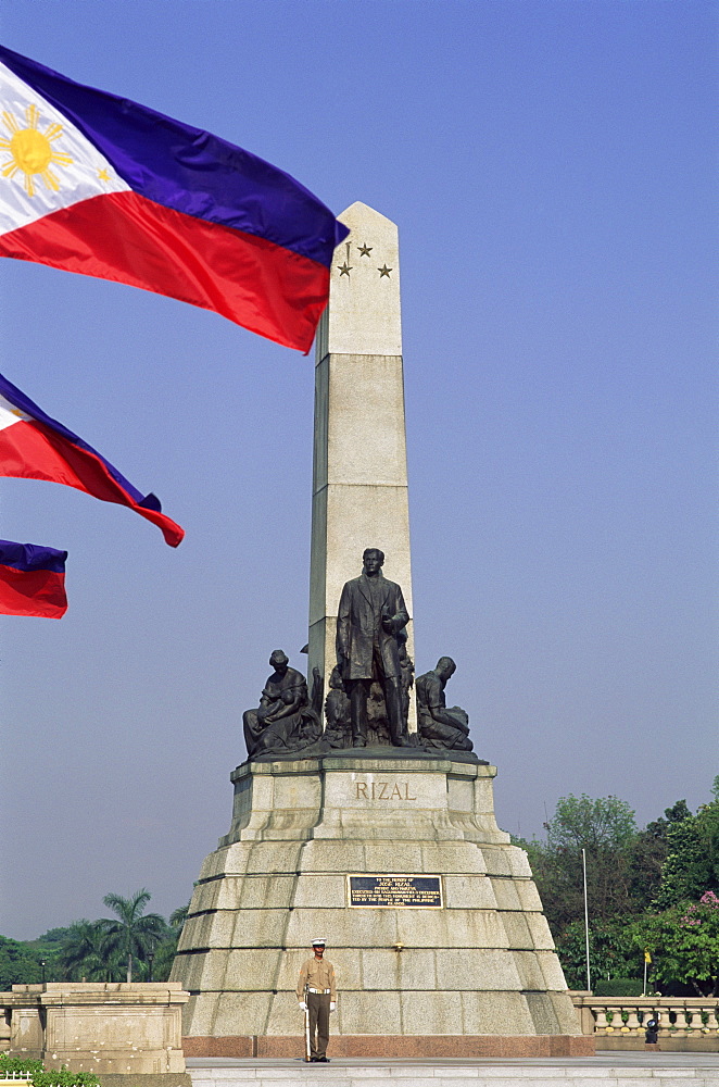 Rizal Memorial Statue, Manila, Philippines, Southeast Asia, Asia