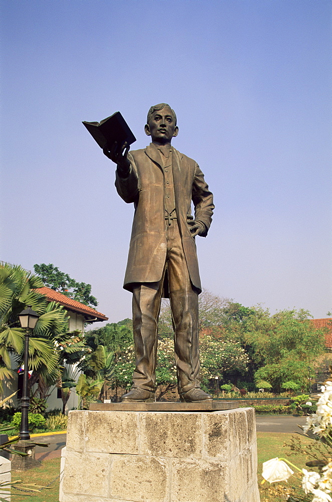 Rizal statue in Fort Santiago, Manila, Philippines, Southeast Asia, Asia