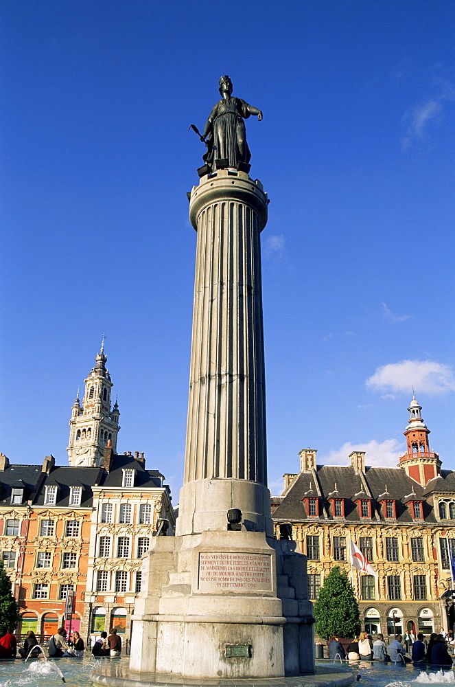 Place du General de Gaulle, Lille, Nord, France, Europe