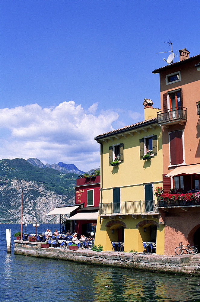 Malcesine Harbour, Lake Garda, Veneto, Italian Lakes, Italy, Europe