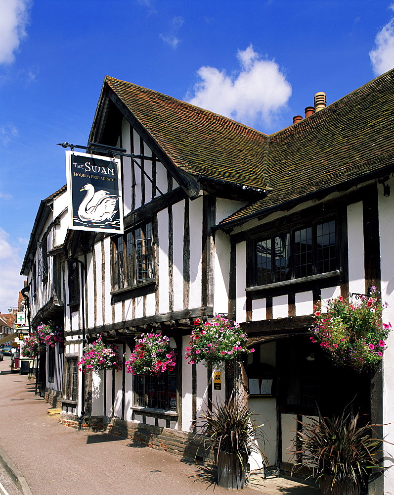 Swan Hotel, Lavenham, Suffolk, Constable Country, England, United Kingdom, Europe