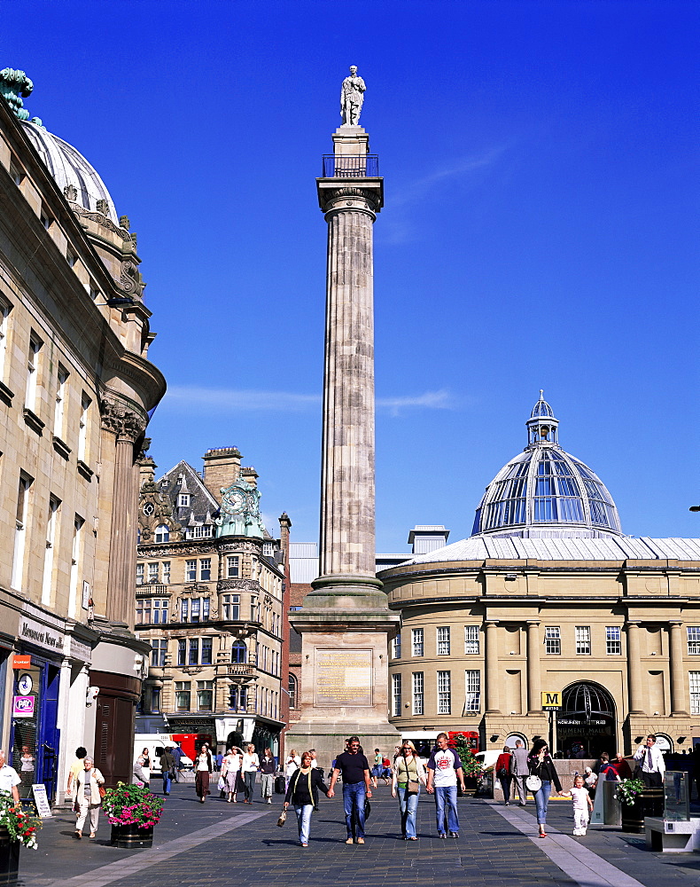 Greys Monument, Newcastle, Tyne and Wear, England, United Kingdom, Europe