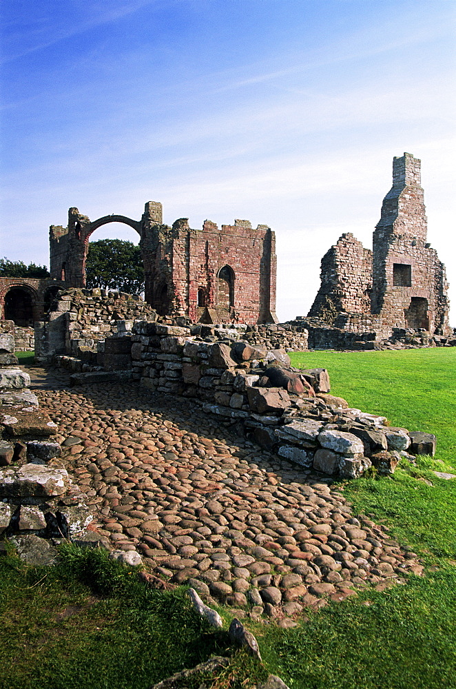 Lindisfarne Priory, Holy Island, Northumberland, England, United Kingdom, Europe