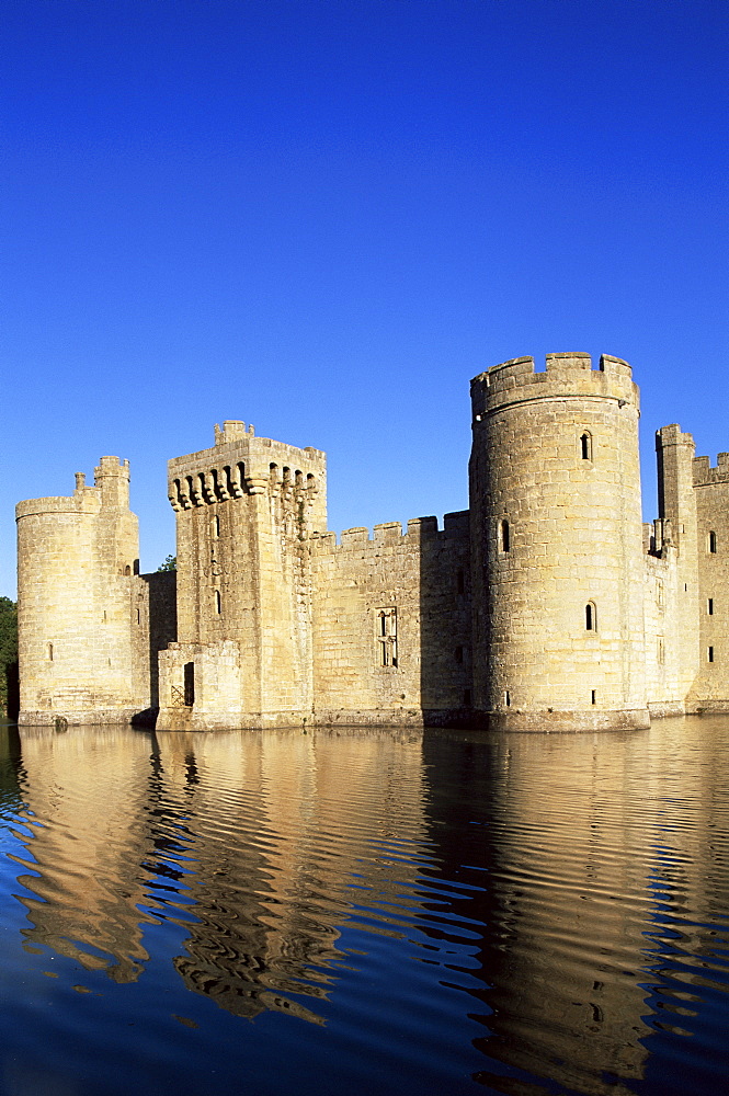 Bodiam Castle, East Sussex, England, United Kingdom, Europe