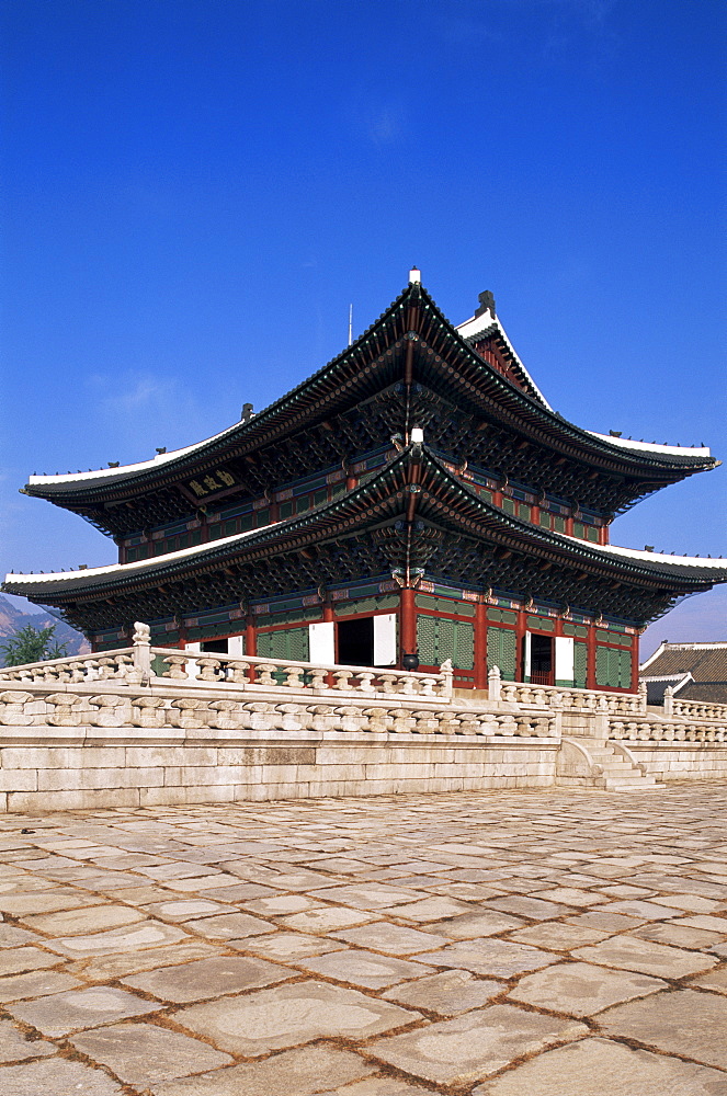 Geunjeongjeon Pavilion, Gyeongbokgung Palace, Seoul, South Korea, Asia