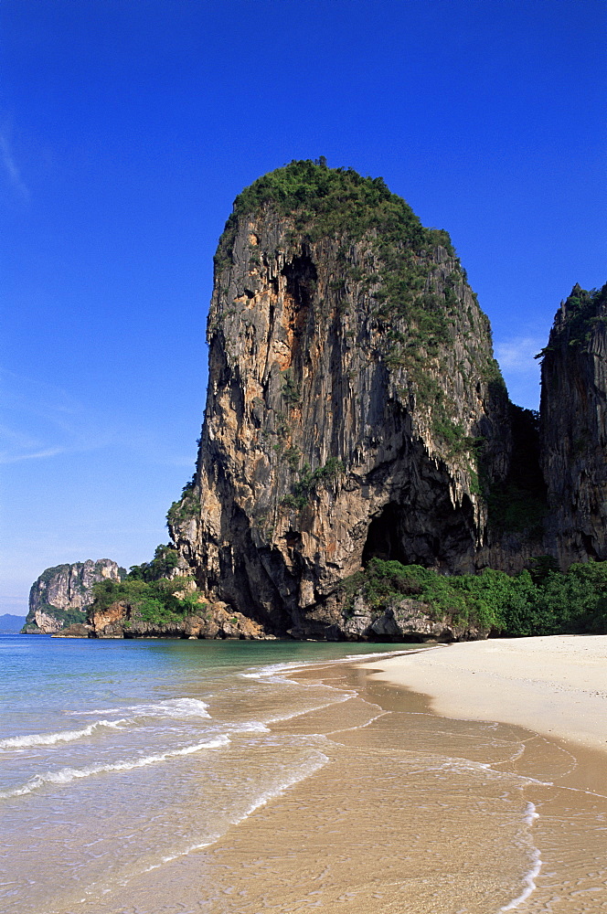 Phranang Cave Beach, Krabi, Phi Phi National Park, Thailand, Southeast Asia, Asia