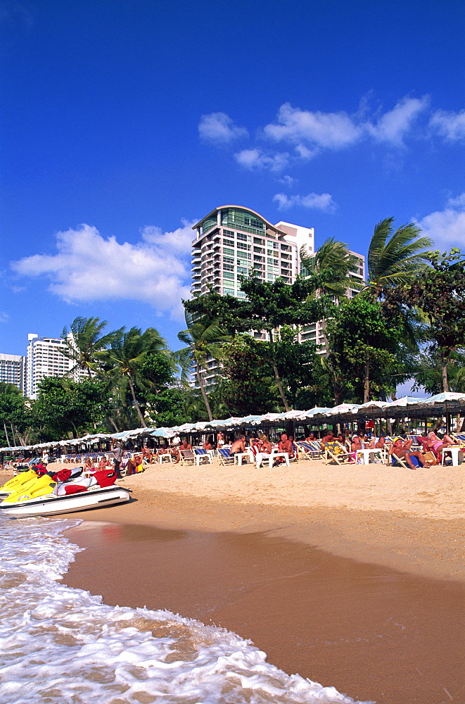 Pattaya Beach, Pattaya, Thailand, Southeast Asia, Asia