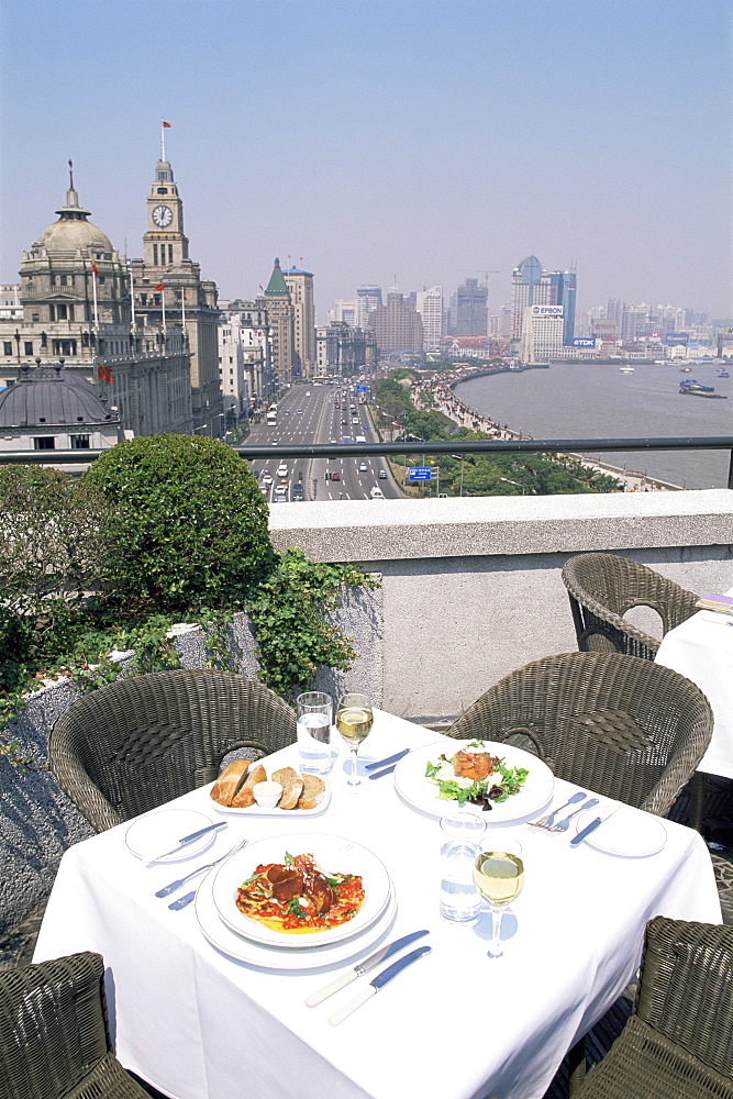 M on the Bund Restaurant, The Bund, Shanghai, China, Asia