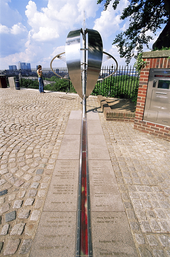 Meridian Line, Royal Observatory Greenwich, London, England, United Kingdom, Europe