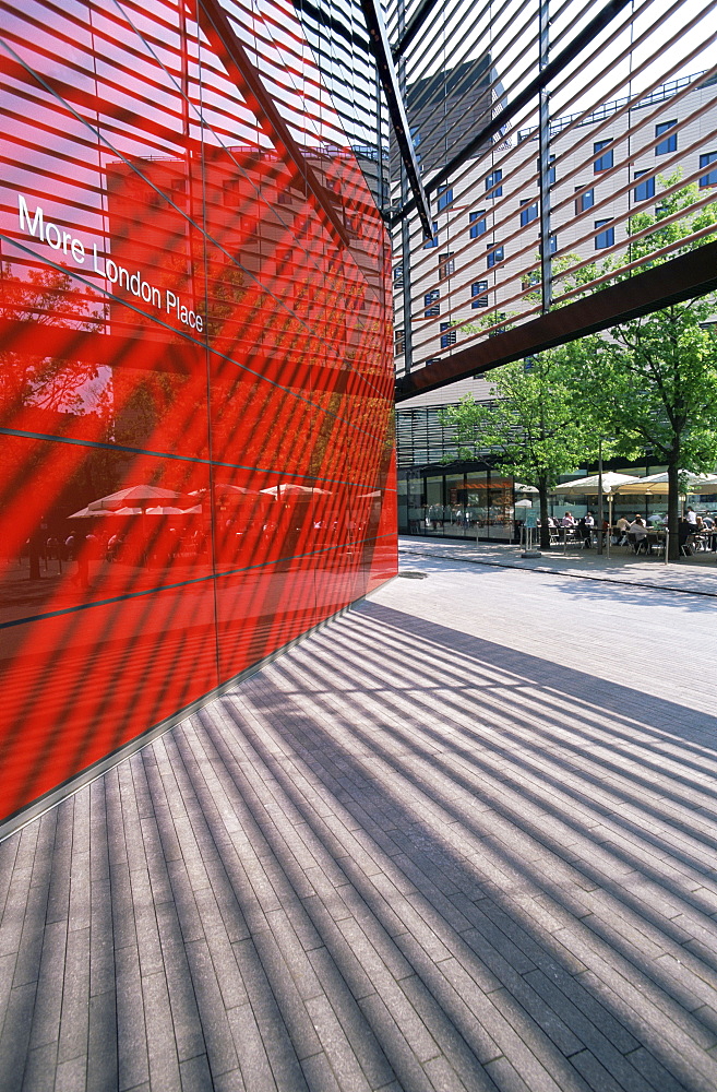 Entrance to 6 More London Place, Southwark, London, England, United Kingdom, Europe