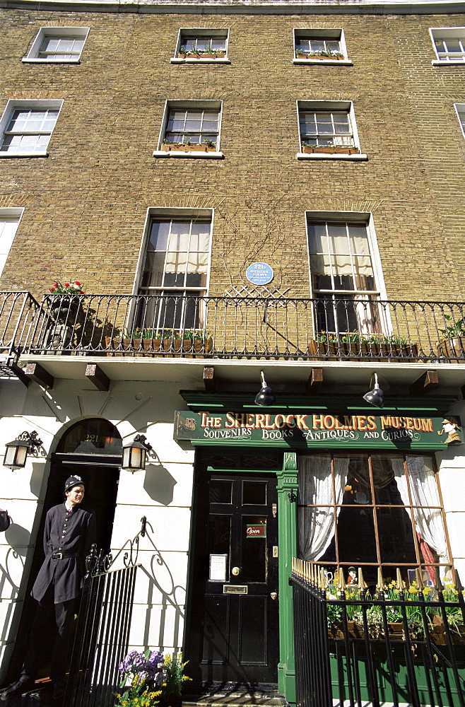 Sherlock Holmes Museum, Baker Street, London, England, United Kingdom, Europe