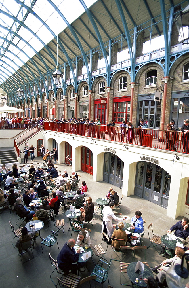 People dining in Covent Garden, London, England, United Kingdom, Europe