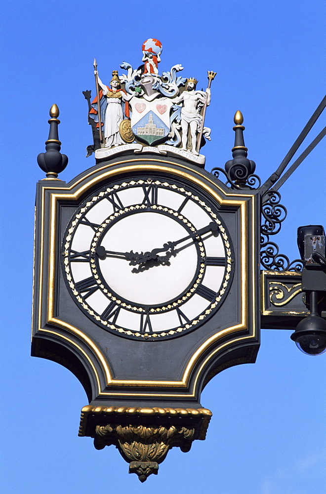 Royal Exchange Clock, City of London, London, United Kingdom, Europe