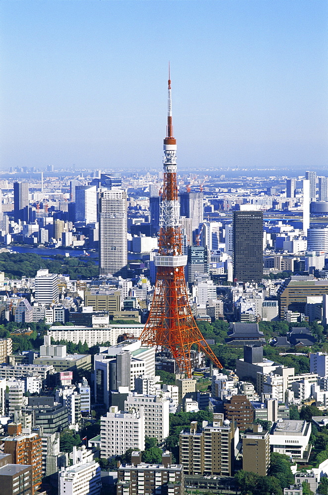 Tokyo skyline from Tokyo City View Tower at Roppongi Hills, Tokyo, Japan, Asia