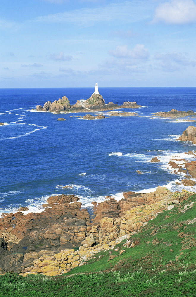 La Corbiere Lighthouse, Jersey, Channel Islands, United Kingdom, Europe