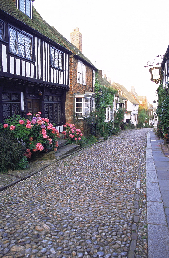 Mermaid Street, Rye, Sussex, England, United Kingdom, Europe