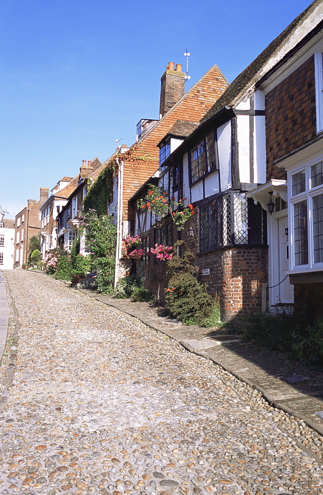 Mermaid Street, Rye, Sussex, England, United Kingdom, Europe