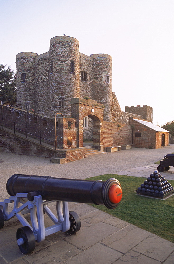 Ypres Tower, built 1250, Rye, East Sussex, England, United Kingdom, Europe