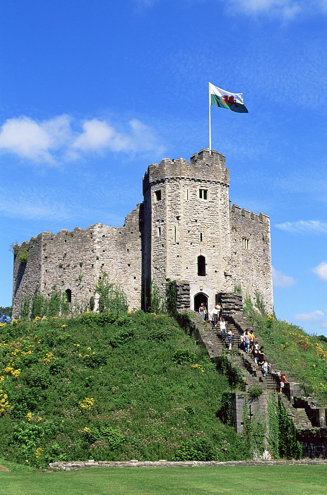 Cardiff Castle, Cardiff, Monmouthshire, Wales, United Kingdom, Europe