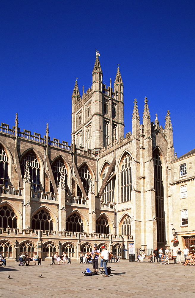 Bath Abbey, UNESCO World Heritage Site, Bath, Somerset, England, United Kingdom, Europe