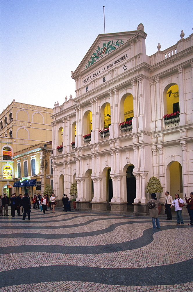 Santa Casa da Misericordia (Holy House of Mercy), Senado Square, Macau, China, Asia