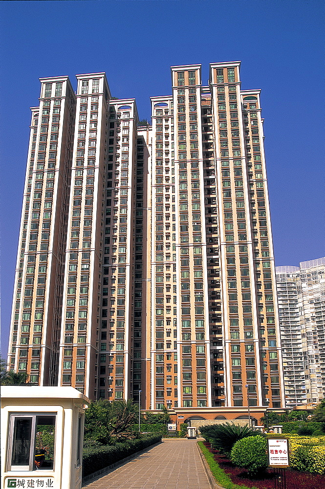 High rise apartments, Guangzhou, Guangdong Province, China, Asia