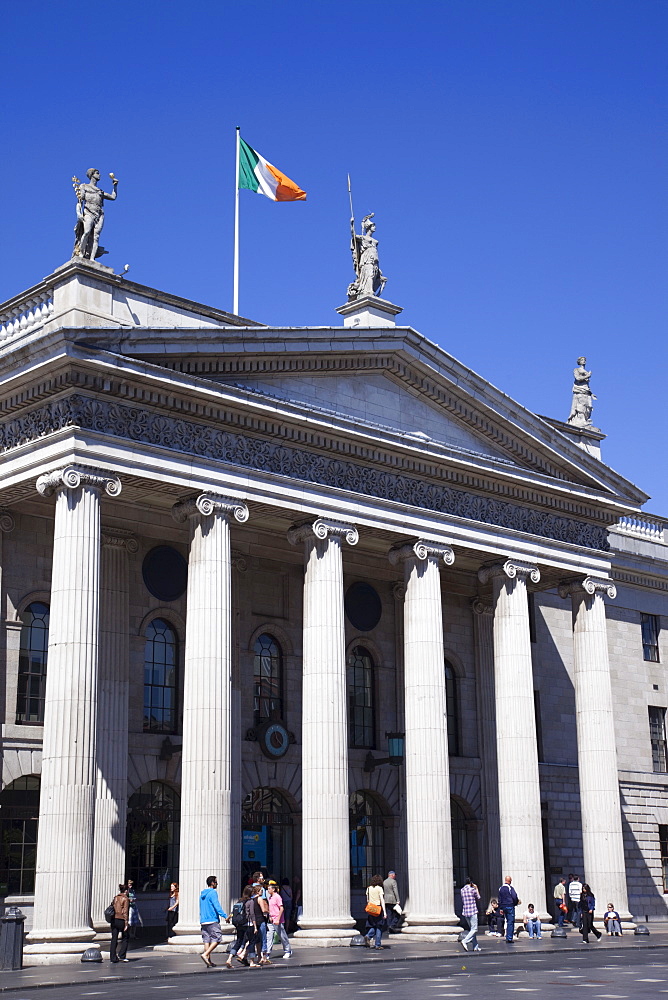 The Dublin General Post Office, O'Connell Street, Dublin, Republic of Ireland, Europe