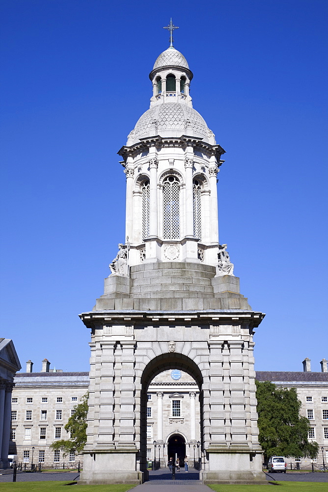 The Campanile, Trinity College, Dublin, Republic of Ireland, Europe