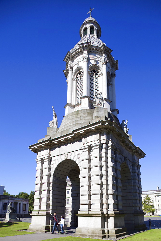 The Campanile, Trinity College, Dublin, Republic of Ireland, Europe