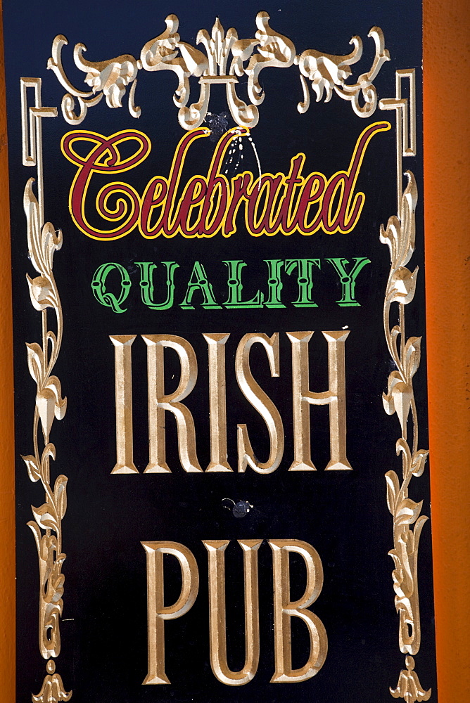 Pub sign, Republic of Ireland, Europe