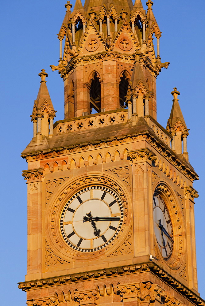 Albert Memorial Clock Tower, Belfast, Ulster, Northern Ireland, United Kingdom, Europe