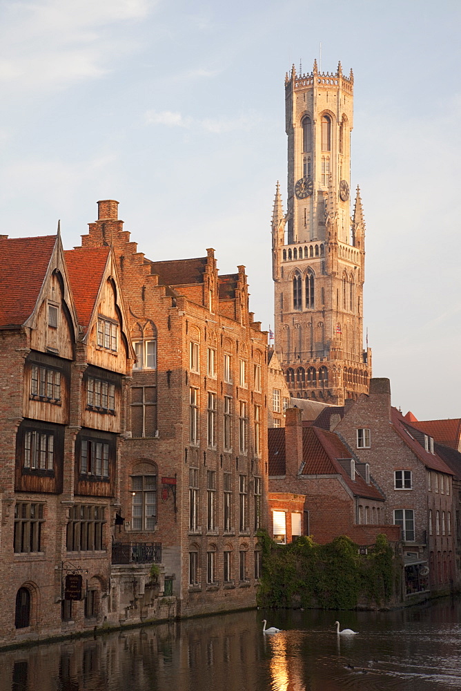 Rosaire Quay, Bruges, UNESCO World Heritage Site, Belgium, Europe