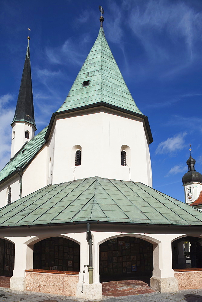 Church of the Miraculous Image (Gnadenkapelle), Altotting, Upper Bavaria, Germany, Europe