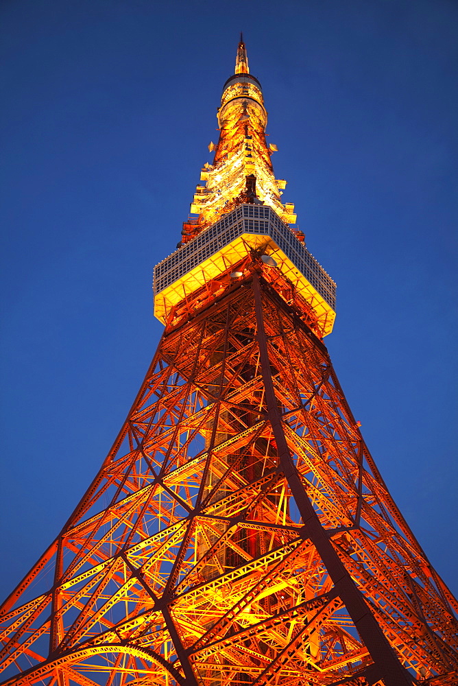 Tokyo Tower, Tokyo, Honshu, Japan, Asia