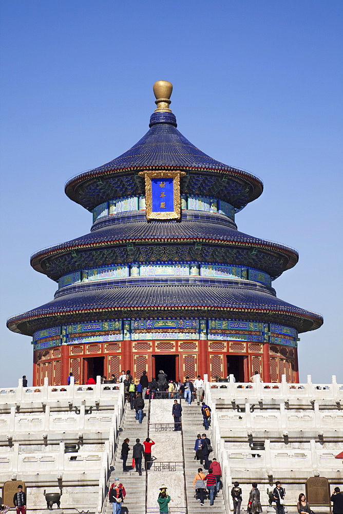 The Hall of Prayer for Good Harvests, Temple of Heaven (Tiantan), UNESCO World Heritage Site, Beijing, China, Asia