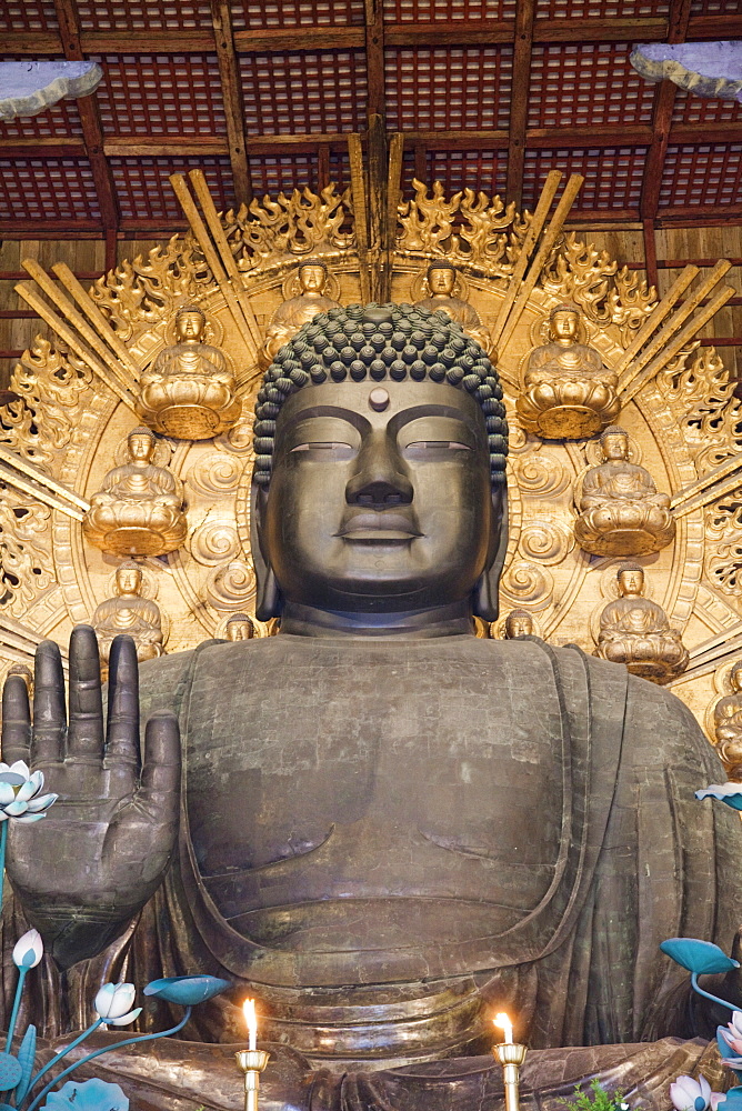 Statue of Buddha, Todaiji Temple, Nara, UNESCO World Heritage Site, Japan, Asia