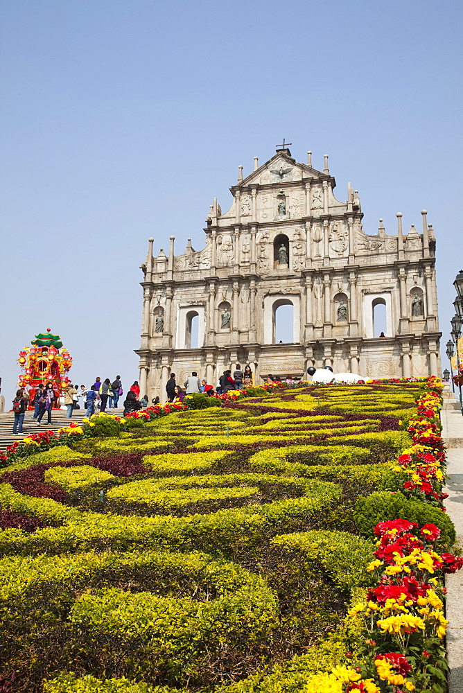 Ruins of St. Paul's Church, UNESCO World Heritage Site, Macau, China, Asia