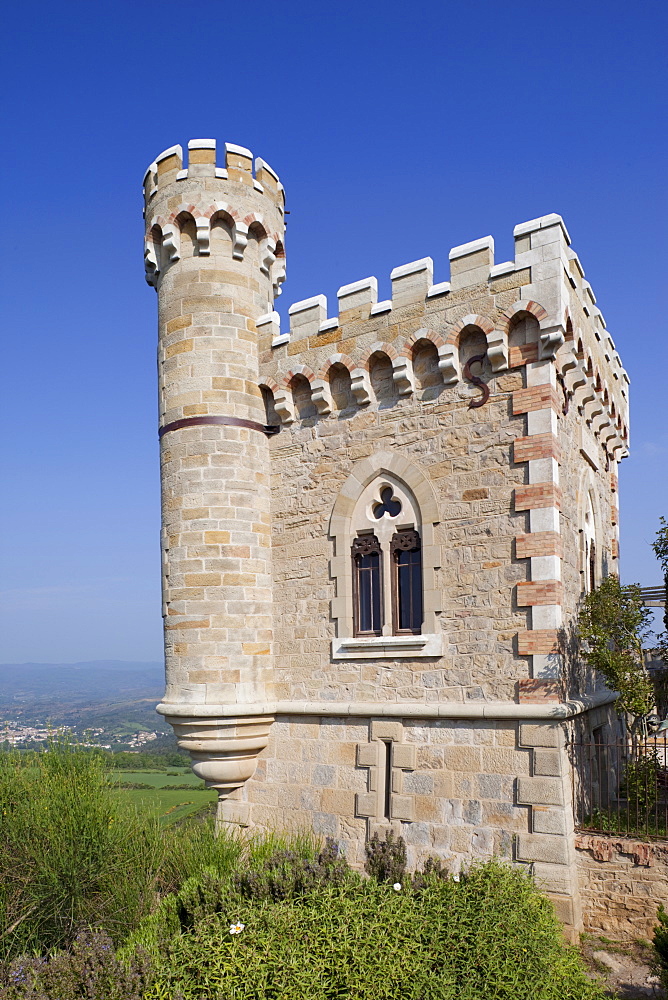 The Magdala Tower, Rennes-le-Chateau, Aude, Languedoc-Roussillon, France, Europe