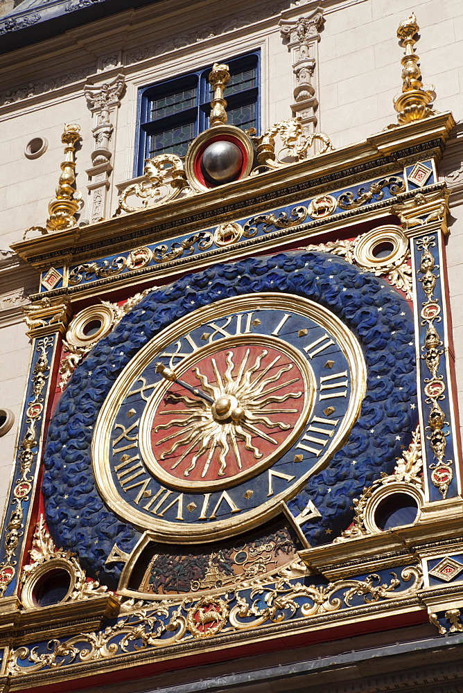 The Gros Horloge (The Great Clock), Rouen, Normandy, France, Europe