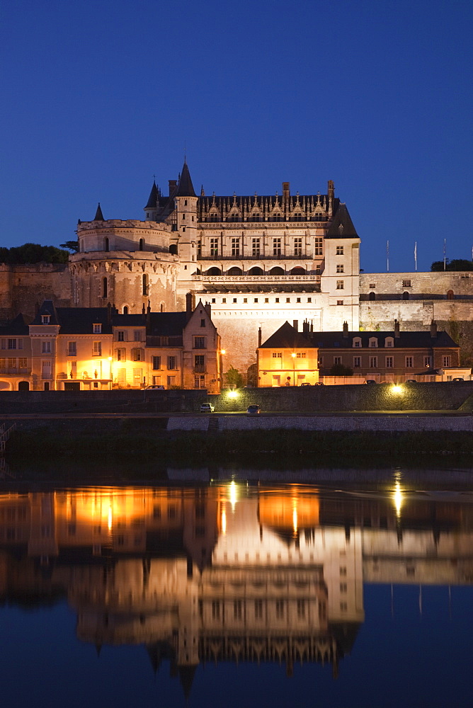 Amboise Castle, UNESCO World Heritage Site, Amboise, Indre-et-Loire, Loire Valley, France, Europe