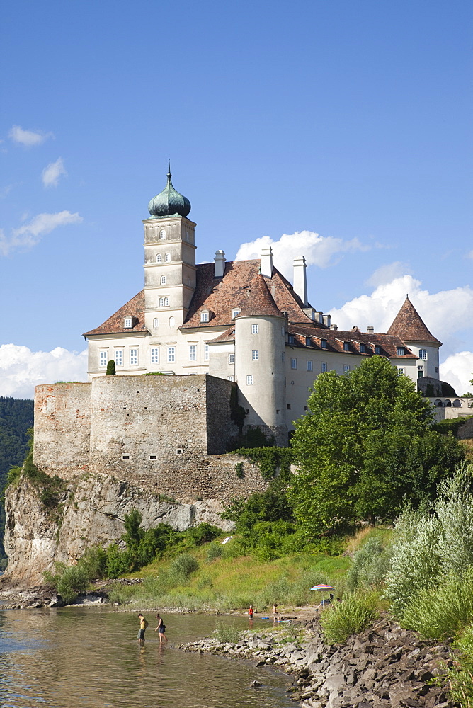 Schonbuhel Castle and the Danube Rive, Wachau Cultural Landscape, UNESCO World Heritage Site, Austria, Europe